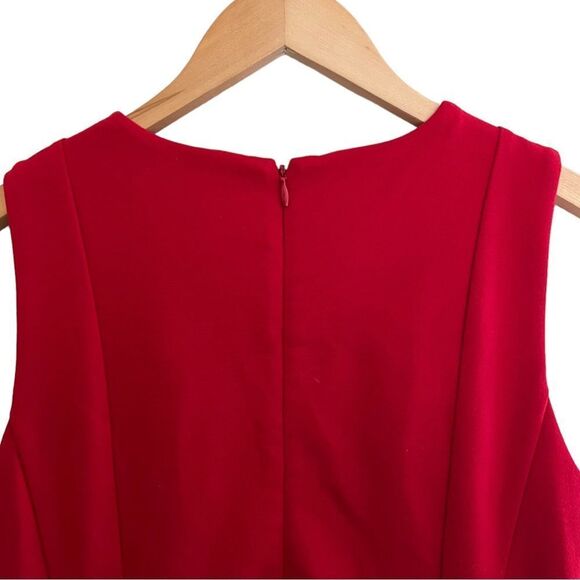 Michael Kors Sleeveless Belt-
Waist Red Sheath Dress Sz 6 NWT🏷 - Picture 12 of 15